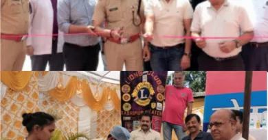 कोतवाली परिसर में निःशुल्क स्वास्थ्य जांच शिविर का आयोजन