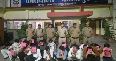 ऑपरेशन प्रहार के तहत कोतवाली काशीपुर की बड़ी कार्यवाही अवैध हुक्का बार में हुड़दंग काट शांति भंग कर रहे 21 लोग मय संचालक सहित गिरफ्तार