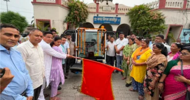 काशीपुर में अत्याधुनिक पूर्णतः इलेक्ट्रिक मैकेनाइज्ड रोड स्वीपर मशीन का विधिवत शुभारम्भ