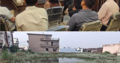 काशीपुर में खाली प्लॉटों/भूखण्डों में वर्षा जल भराव की समस्या के निराकरण एवं भविष्य में संभावित दुर्घटनाओं की रोकथाम के लिए समीक्षा बैठक