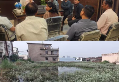 काशीपुर में खाली प्लॉटों/भूखण्डों में वर्षा जल भराव की समस्या के निराकरण एवं भविष्य में संभावित दुर्घटनाओं की रोकथाम के लिए समीक्षा बैठक
