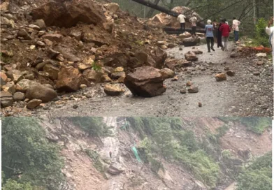 उत्तराखंड में मानसून अब पूरी तरह सक्रिय, बारिश के कारण पर्वतीय जिलों में कई मार्गों पर भूस्खलन