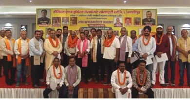 काशीपुर में केमिस्ट एंड ड्रगिस्ट वेलफेयर सोसायटी की नई कार्यकारिणी ने ली शपथ