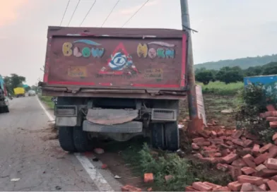 हल्द्वानी-रामनगर राष्ट्रीय राजमार्ग पर दर्दनाक सड़क हादसे में एक युवक की मौत