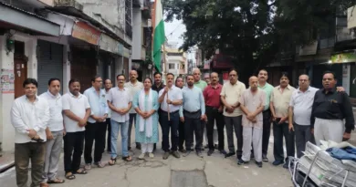 80वें स्वतंत्रता-दिवस के अवसर ऐतिहासिक छोटी नीम के नीचे निकली प्रभात फेरी