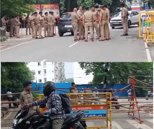 जिले में टिकैत के प्रस्तावित धरना प्रदर्शन को लेकर पुलिस और प्रशासन ने सुरक्षा व्यवस्था कड़ी की