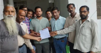 चिन्हीकरण को लेकर काशीपुर के साथ हो रहे भेदभाव के सम्बन्ध में राज्य निर्माण सक्रिय आन्दोलनकारी समिति ने दिया ज्ञापन