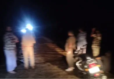 जंगल सफारी से लौट रही पांच जिप्सियां नालों में आए तेज उफान के कारण खारा गेट के पास फंसी