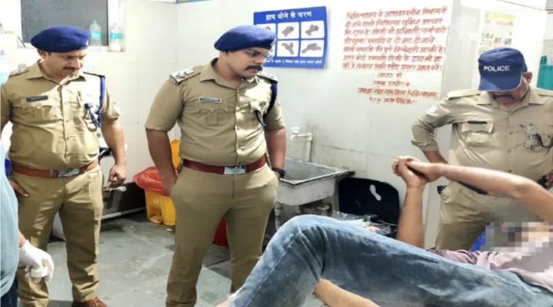 लूट, मारपीट और अप्राकृतिक कृत्य करने वाले गिरोह के मुख्य आरोपी पुलिस मुठभेड़ के बाद गिरफ्तार