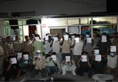 दो गुटों के बीच विवाद - सीसीटीवी फुटेज और जांच के आधार पर पुलिस ने 20 लोगों पर कार्यवाई