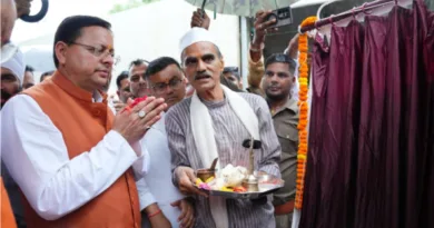 मुख्यमंत्री ने किया खटीमा में आदि कैलाश व पंचाचूली जाने वाले यात्रियों के लिए ऑक्सीजन पार्क का लोकार्पण व सर्किट हाउस निर्माण का किया ऐलान।