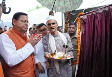 मुख्यमंत्री ने किया खटीमा में आदि कैलाश व पंचाचूली जाने वाले यात्रियों के लिए ऑक्सीजन पार्क का लोकार्पण व सर्किट हाउस निर्माण का किया ऐलान।