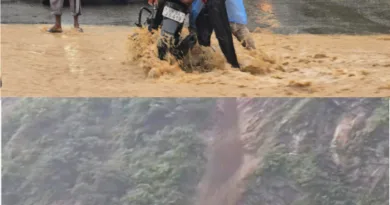 पहाड़ों में जमकर बारिश, रामनगर में बेलगढ़ नाला उफान पर, दोनों तरफ वाहनों की लगी लंबी कतारें