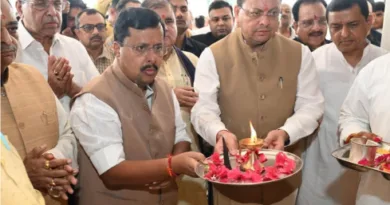 श्री महालक्ष्मी अष्टभुजा मंदिर में मुख्यमंत्री ने की विधि-विधान से पूजा-अर्चना