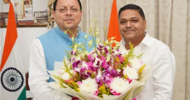 जिला सहकारी बैंक नैनीताल के नवनिर्वाचित अध्यक्ष ने की मुख्यमंत्री से शिष्टाचार भेंट
