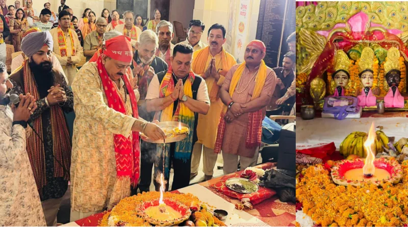 काशीपुर द्रोणासागर में नवदुर्गा महोत्सव 2026 की शुभारम्भ