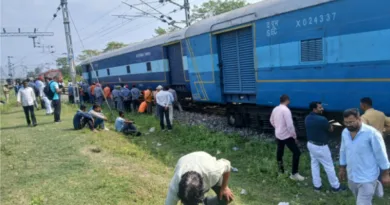 हल्दी रोड रेलवे स्टेशन पर मालगाड़ी की दो बोगियां पटरी से उतरी