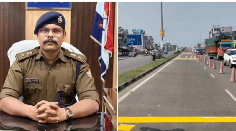 शहर में चार प्रमुख मार्गों से भारी वाहनों के आवागमन पर प्रातः 07 बजे से रात्रि 10 बजे तक रहेगा प्रतिबंध