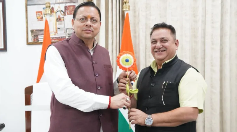 मेयर दीपक बाली ने की मुख्यमंत्री पुष्कर सिंह धामी से भेंट