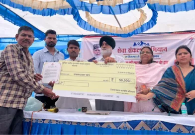 बघेलेवाला में सेवा संगठन अभियान के तहत ग्रामीण क्षेत्र एवं विधानसभा क्षेत्र की भाई-बहनों की समस्याओं त्वरित समाधान