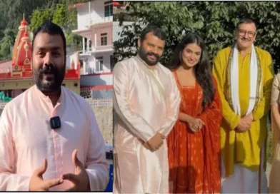 फिल्म हनुमान अंश की टीम पहुंची कैंची धाम बाबा का लिया आशीर्वाद